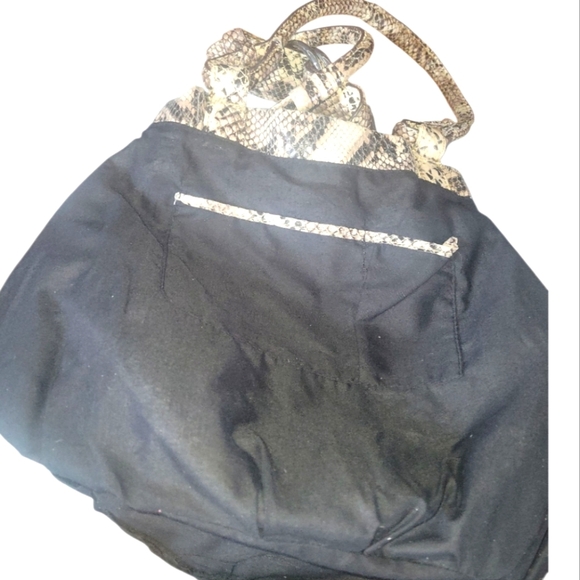 Chaps Est 1978 Vintage Elegant Snakeskin Patterned Ralph Lauren Women's Bag - Picture 10 of 13